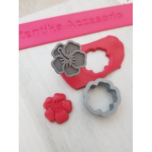 Cortador con Impresion de Arcilla Polimerica Amapola