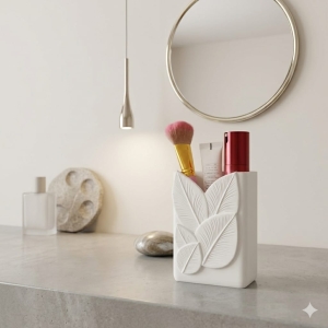 Dispensador Elegante con estampado botanico