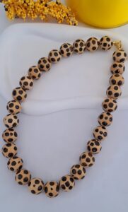 Painted Wooden Necklace